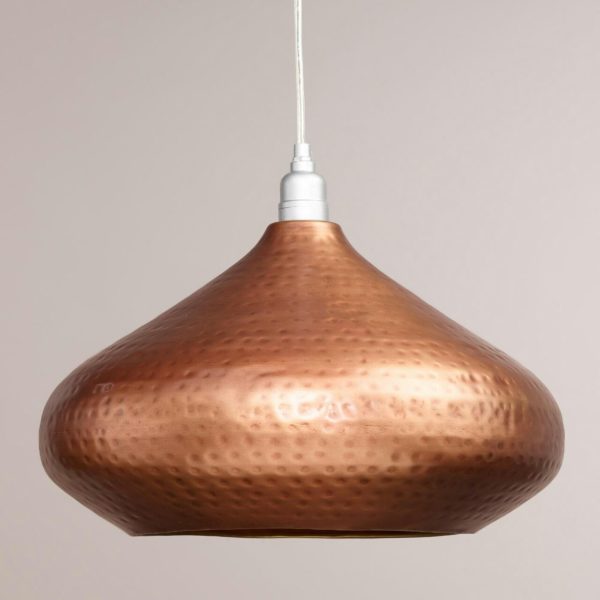 Hammered ceiling pendant