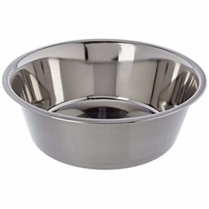Stainless steel dog bowl