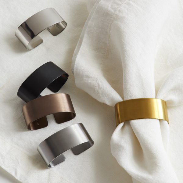 Very simple napkin rings with different plating1