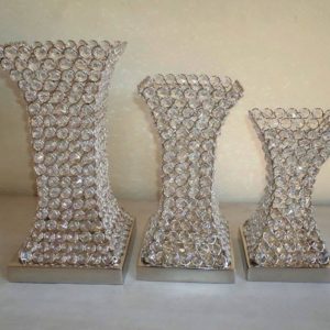 crystal candle stand