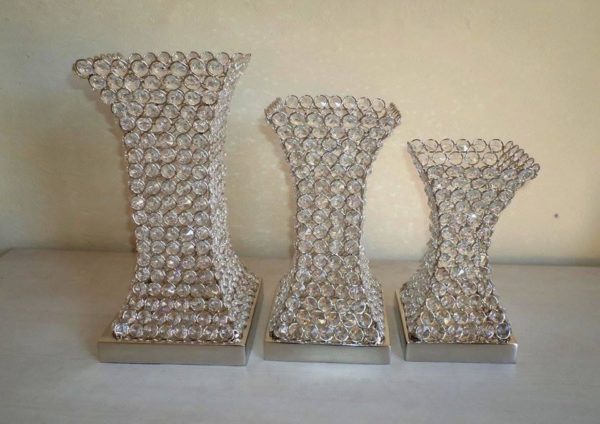 crystal candle stand